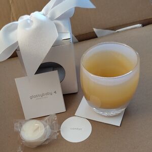 GLASSY BABY/ COMFORT- Yellow Candle